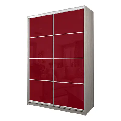 картинка Шкаф-купе 2-х дверный МАКС с пленкой Oracal Бургунди от магазина КУПИ КУПЕ