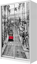 Картинка Шкаф-купе 2-х дверный с фотопечатью Лондон, трамвай 2200 1682 620 от интернет-магазина Купи-купе