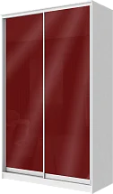 Картинка Шкаф-купе 2-х дверный с цветным стеклом Бургунд 312 2300 1362 620 от интернет-магазина Купи-купе