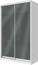 Картинка 2-х дверный шкаф купе с цветной пленкой Темно-серый №073 2300 1682 620 от интернет-магазина Купи-купе
