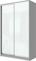 Картинка 2-х дверный шкаф-купе с цветной пленкой Белый №10 2300 1362 620 от интернет-магазина Купи-купе