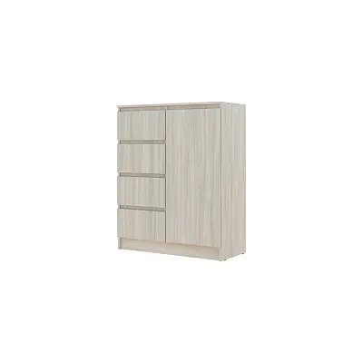картинка Комод СОФТ 1 дверный с 4-мя ящиками слева от магазина КУПИ КУПЕ