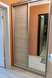 Шкаф-купе 2-х дверный ХИТ с одним зеркалом