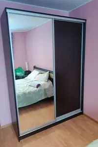 Шкаф-купе 2-х дверный ХИТ с одним зеркалом