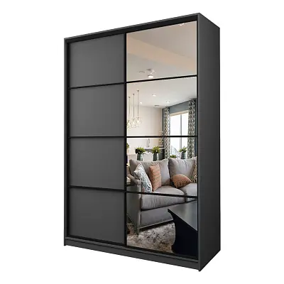 картинка Шкаф-купе 2-х дверный МАКС с зеркалом от магазина КУПИ КУПЕ
