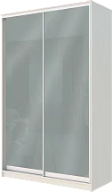 Картинка 2-х дверный шкаф купе с цветной пленкой Средне-Серый №074 2200 1200 620 от интернет-магазина Купи-купе