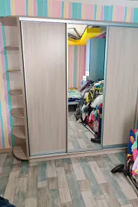 Шкаф-купе ХИТ 3-х дверный с одним зеркалом