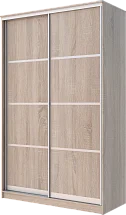 Картинка Шкаф-купе 2-х дверный с разделителями 2200 1682 620 от интернет-магазина Купи-купе