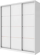 Картинка Шкаф купе 3-х дверный с разделителем 2200 1770 420 от интернет-магазина Купи-купе