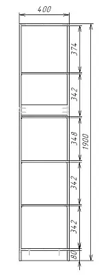 картинка Шкаф ЭКОН распашной 1 дверный с полками магазин КУПИ КУПЕ является производителем корпусной мебели картинка Шкаф ЭКОН распашной 1 дверный с полками от магазина КУПИ КУПЕ