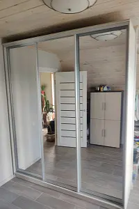 Шкаф-купе ХИТ 3-х дверный с зеркалом