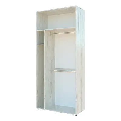 картинка Шкаф Гранд ГШБ/2 распашной 2-х дверный с двумя штангами и секцией для гладильной доски от магазина КУПИ КУПЕ