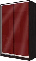 Картинка Шкаф-купе 2-х дверный с цветным стеклом Бургунд 312 2400 1682 620 от интернет-магазина Купи-купе