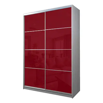 картинка Шкаф-купе 2-х дверный МАКС с пленкой Oracal Бургунди от магазина КУПИ КУПЕ