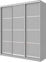 Картинка Шкаф купе 3-х дверный с разделителем 2300 2014 420 от интернет-магазина Купи-купе