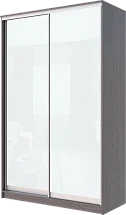 Картинка 2-х дверный шкаф-купе с цветной пленкой Белый №10 2300 1200 420 от интернет-магазина Купи-купе