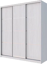 Картинка Шкаф купе 3-х дверный с разделителем 2200 2014 420 от интернет-магазина Купи-купе