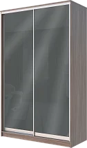Картинка 2-х дверный шкаф купе с цветной пленкой Темно-серый №073 2300 1200 620 от интернет-магазина Купи-купе