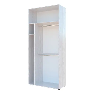 картинка Шкаф Гранд ГШБ/2 распашной 2-х дверный с двумя штангами и секцией для гладильной доски от магазина КУПИ КУПЕ