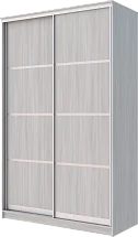 Картинка Шкаф-купе 2-х дверный с разделителями 2400 1500 420 от интернет-магазина Купи-купе