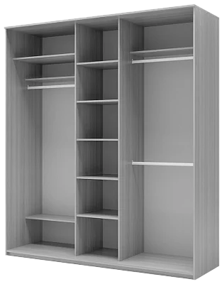 картинка Шкаф-купе 3-х дверный с пескоструйным рисунком Бабочки от магазина КУПИ КУПЕ