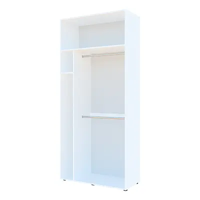 картинка Шкаф Гранд ГШБ/2 распашной 2-х дверный с двумя штангами и секцией для гладильной доски от магазина КУПИ КУПЕ