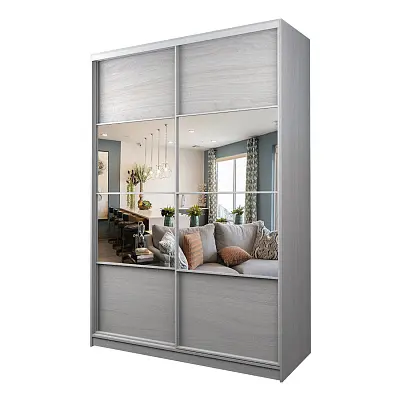 картинка Шкаф-купе 2-х дверный МАКС с зеркалом по центру от магазина КУПИ КУПЕ